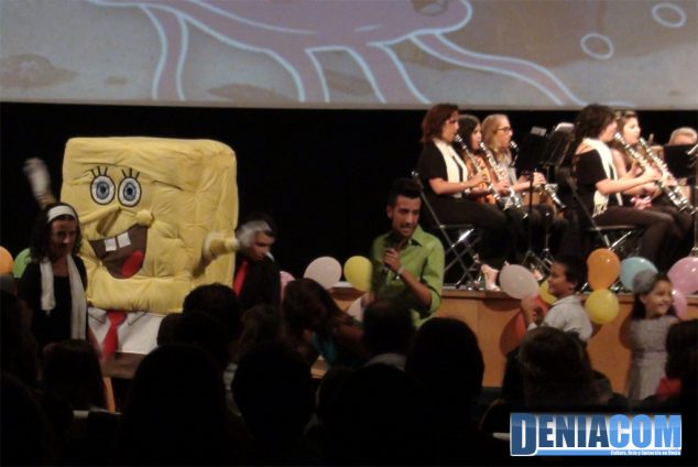 Bob Esponja en el Espectáculo Musical Infantil de Baix la Mar