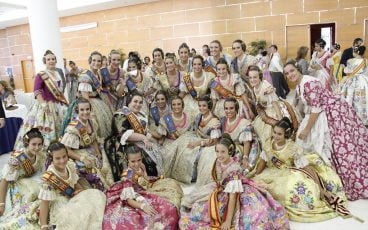 Despedida de las Falleras Mayores de la Comunitat en Gandia