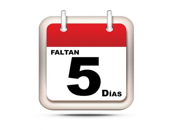 Cuenta atrás 5 Días