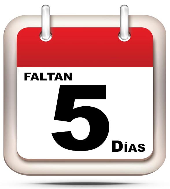 Cuenta atrás 5 Días