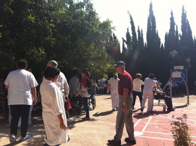 Simulacro de emergencia en la Residencia de Ancianos Santa Lucía 03