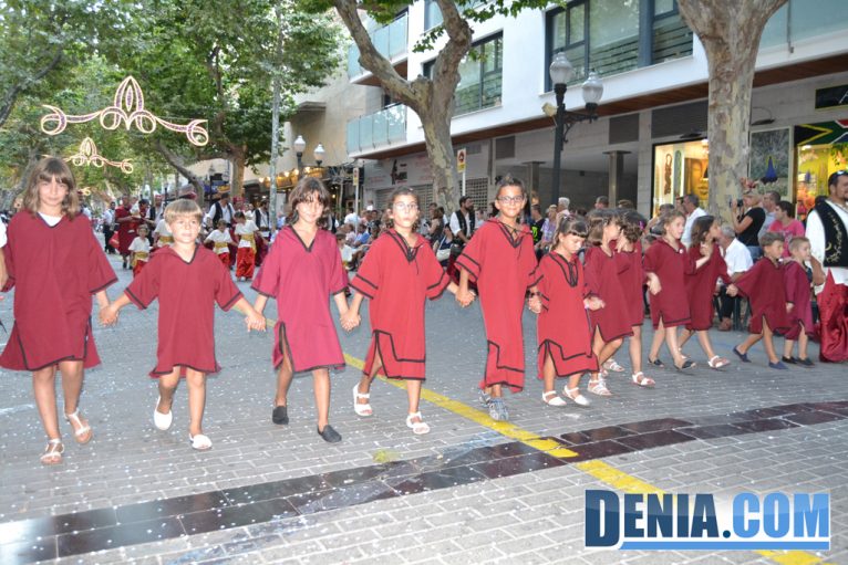 Desfile infantil Moros y Cristianos Dénia - Filà abencerrajes