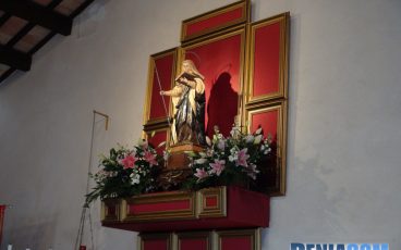 Imagen de santa Paula en la ermita