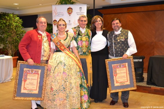 Vicnet Ivars, Sara Femenía, Jaume Bertomeu, Ana Kringe y José Vicente Benavente