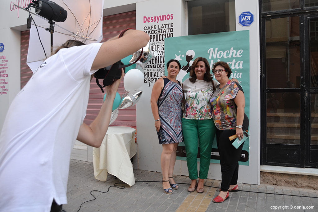 Photocall en la Noche Abierta