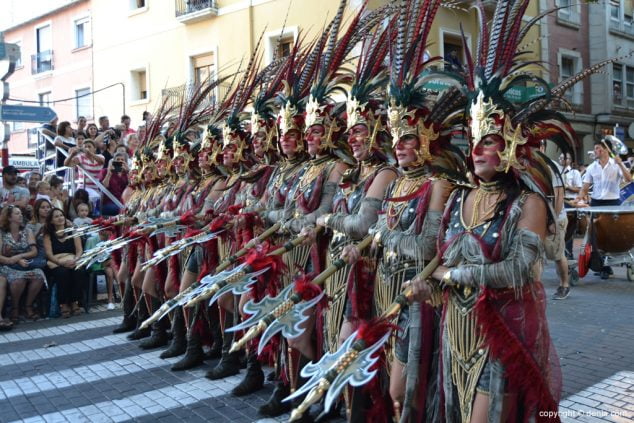 21 Desfile de gala Dénia 2014 Filà Almogàvers