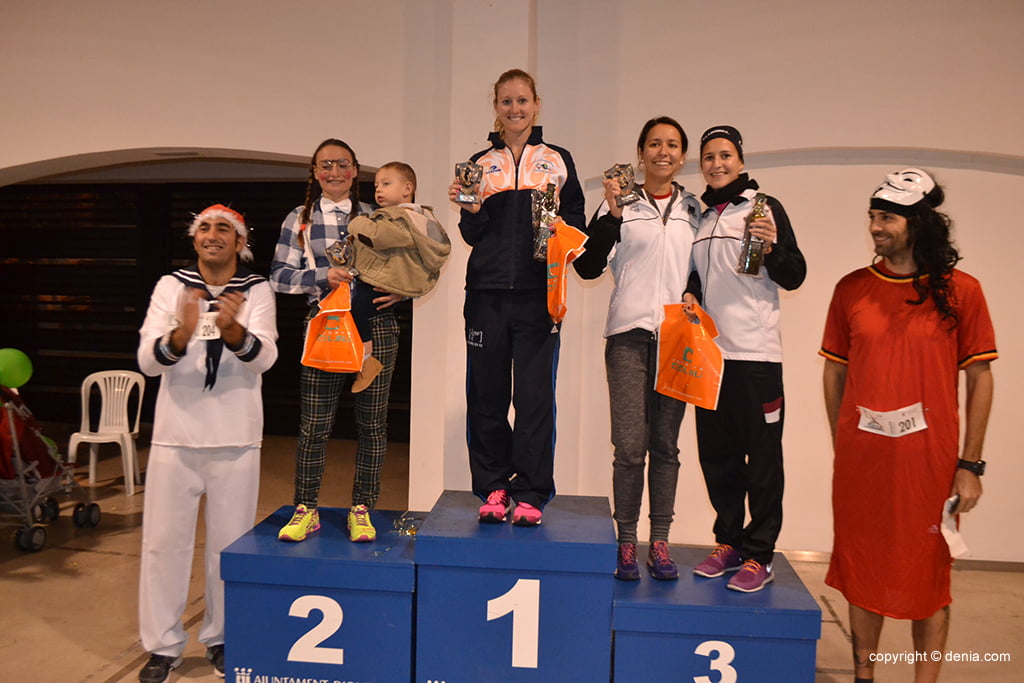 Podium femenino