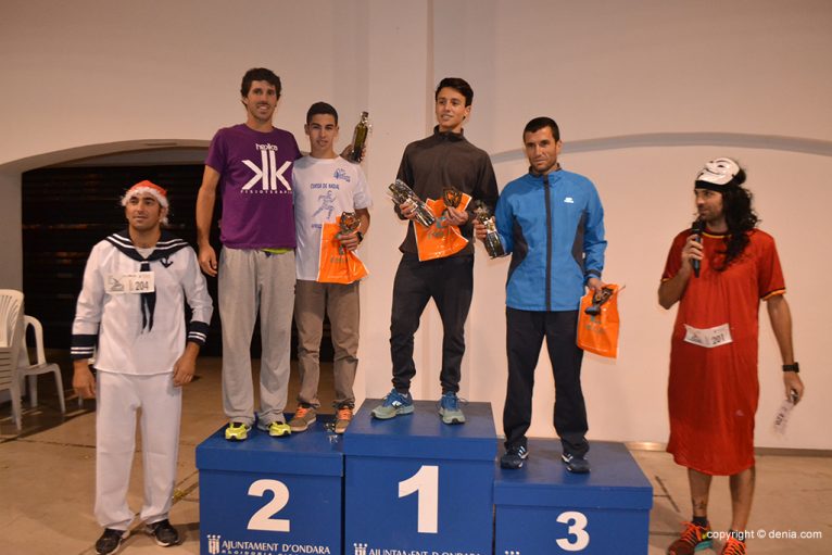 Podium masculino