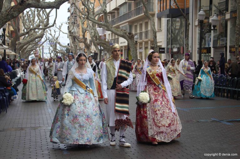 Ofrenda Flores Fallas Dénia 2015 - Falla Port Rotes