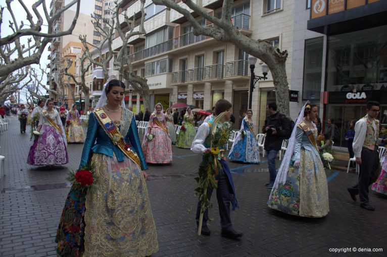 Ofrenda Flores Fallas Dénia 2015 - Falla Oeste