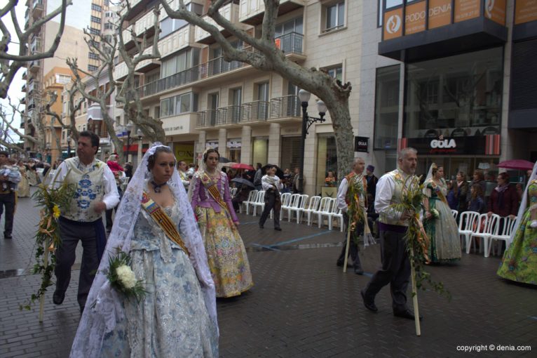 Ofrenda Flores Fallas Dénia 2015 - Falla Oeste