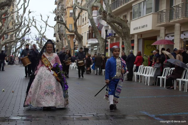 Ofrenda Flores Fallas Dénia 2015 - Falla Baix la Mar