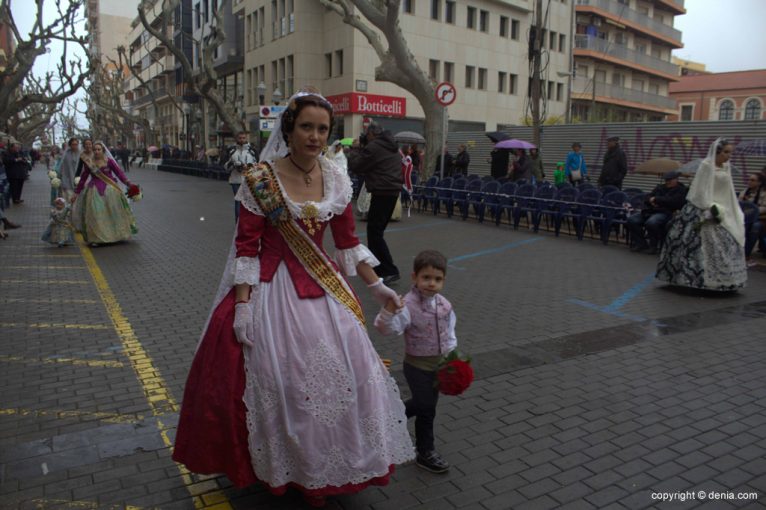 Ofrenda Flores Fallas Dénia 2015 - Falla Saladar