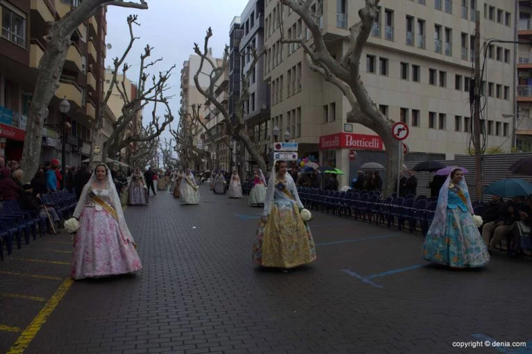 Ofrenda Flores Fallas Dénia 2015 - Falla Les Roques