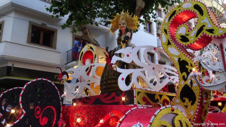 Carrozas Dénia 2015 - Fallera Mayor Oeste