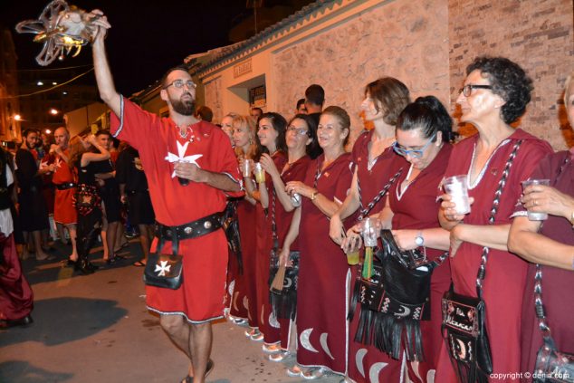 03 La filà Alkamar en la recepción de la capitanía cristiana