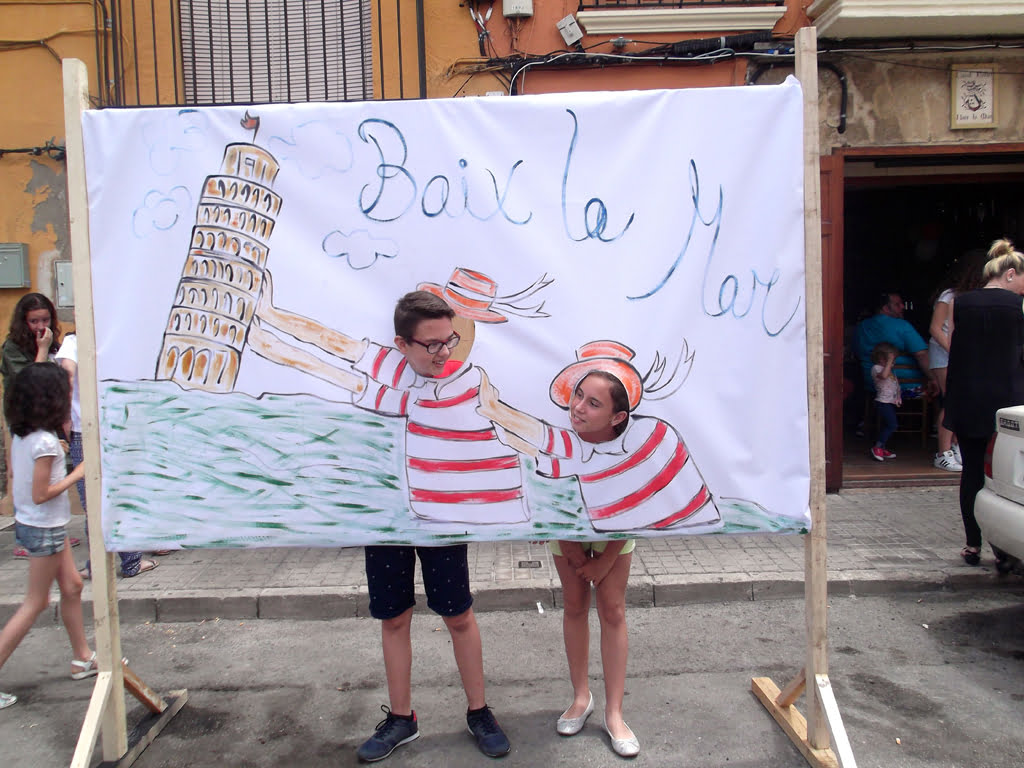 Infantiles de Baix la Mar en el photocall