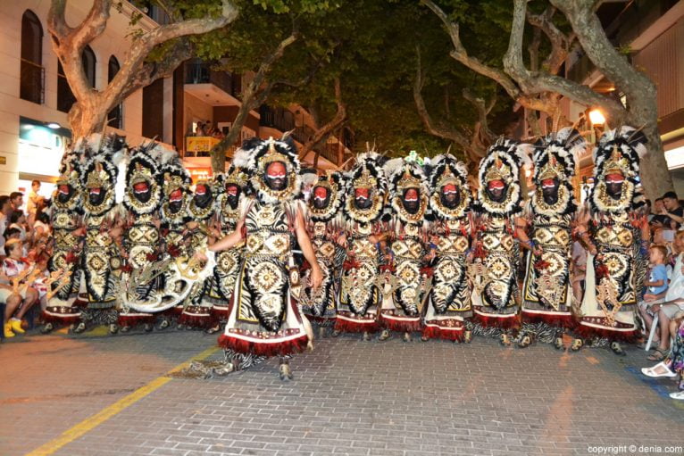 Capitanía mora Filà Walies - Escuadra Asaltos Negros Jávea