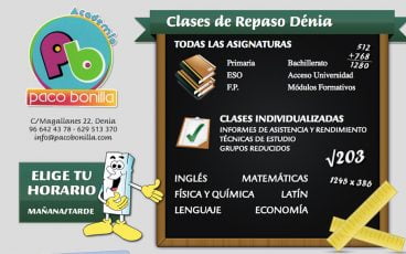 clases de repaso academia paco bonilla