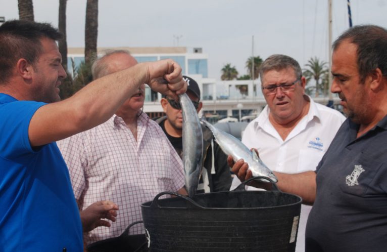 Pesaje de piezas en el RCN Dénia