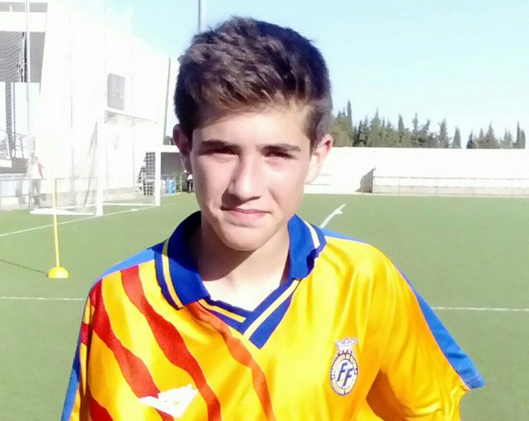 santi palacios con la seleccion valenciana sub 15