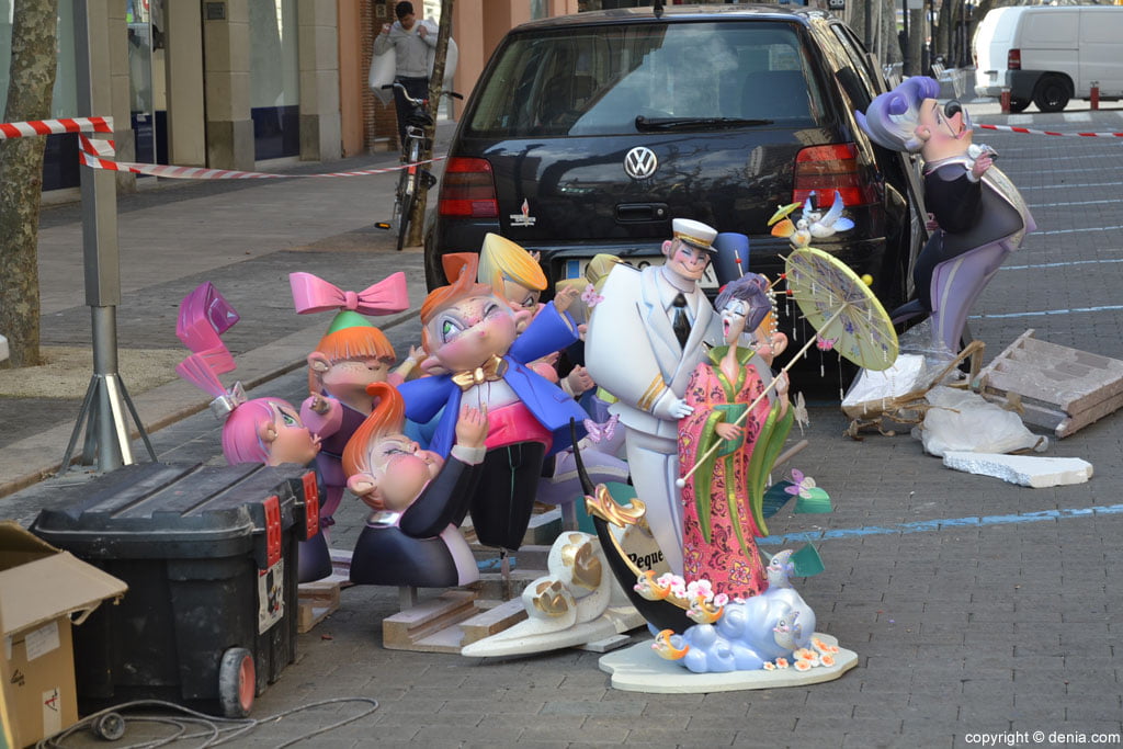 Segundo día de plantà en Dénia – falla Port Rotes infantil