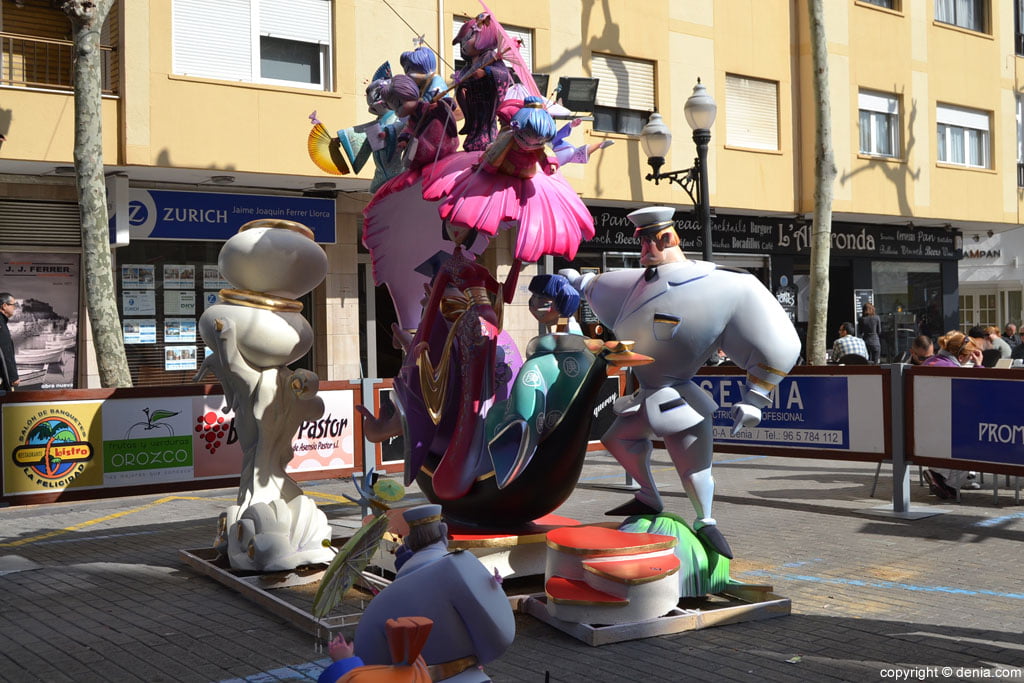 Segundo día de plantà en Dénia – falla Port Rotes infantil