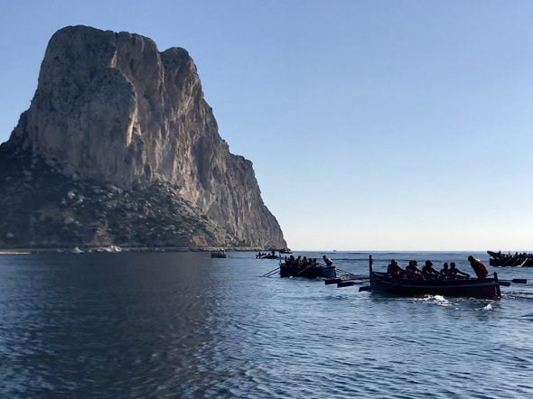 el penon de ifach testigo de la regata