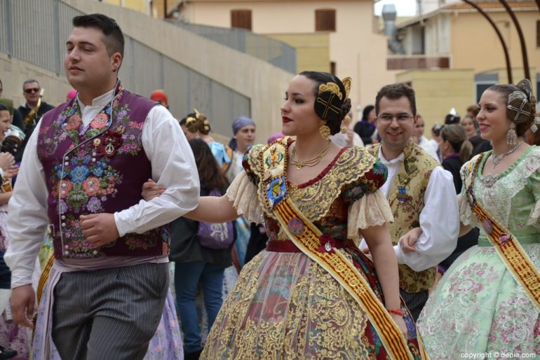 Pleitesias a las falleras mayores de Dénia - Falla Les Roques