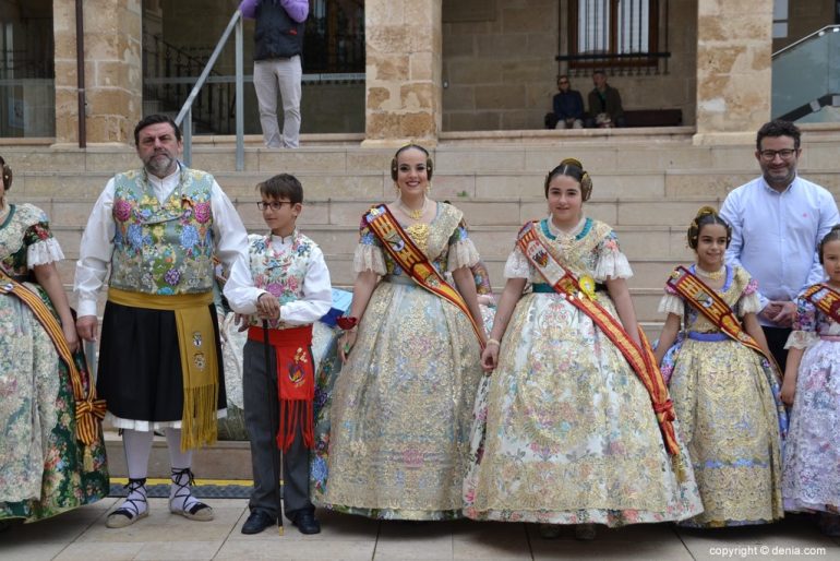 Pleitesias a las falleras mayores de Dénia - Falla Darrere del Castell