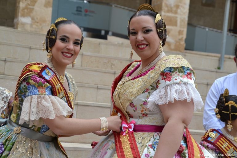 Pleitesias a las falleras mayores de Dénia - Falla Darrere del Castell