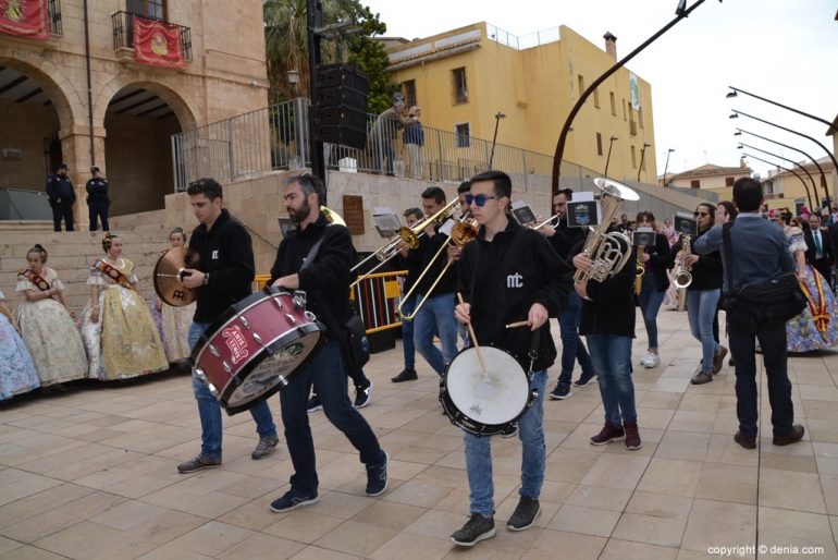 Pleitesias a las falleras mayores de Dénia - Falla Baix la Mar