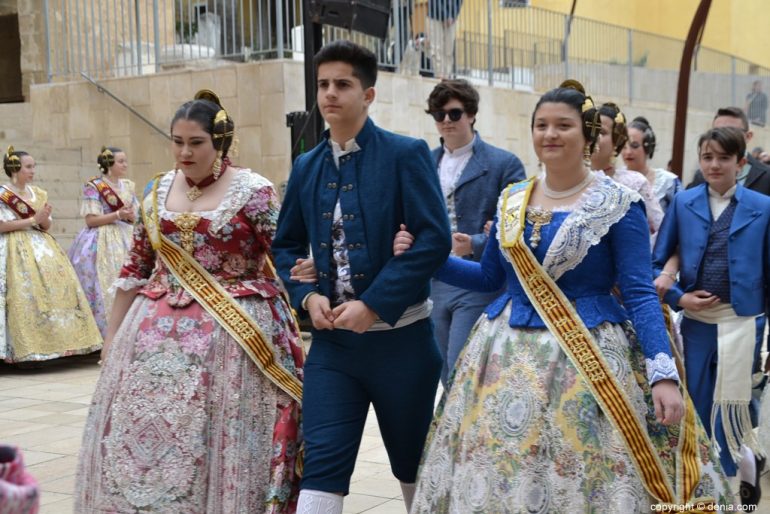 Pleitesias a las falleras mayores de Dénia - Falla Baix la Mar