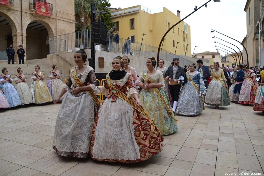 Pleitesias a las falleras mayores de Dénia – Falla Baix la Mar