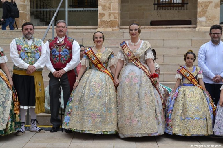 Pleitesias a las falleras mayores de Dénia - Falla Oeste