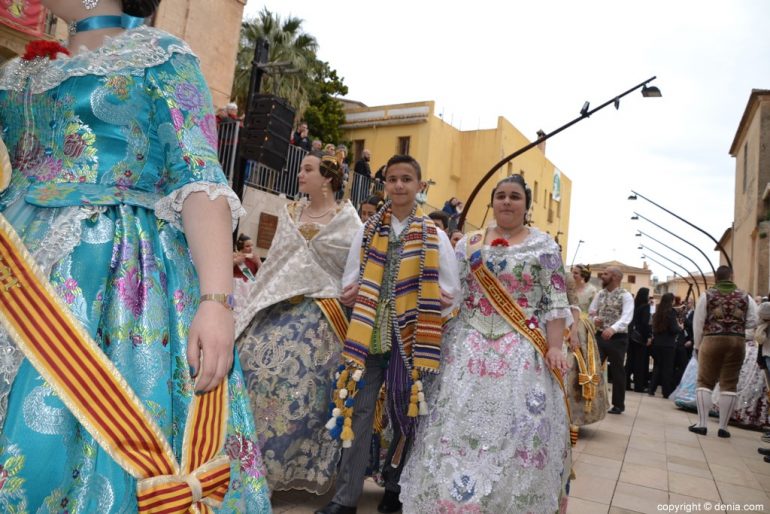 Pleitesias a las falleras mayores de Dénia - Falla Oeste