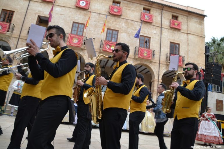 Pleitesias a las falleras mayores de Dénia - Falla Oeste