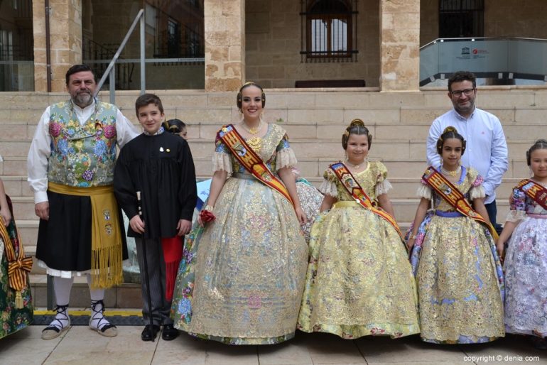 Pleitesias a las falleras mayores de Dénia - Falla Centro