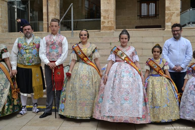 Pleitesias a las falleras mayores de Dénia - Falla París Pedrera