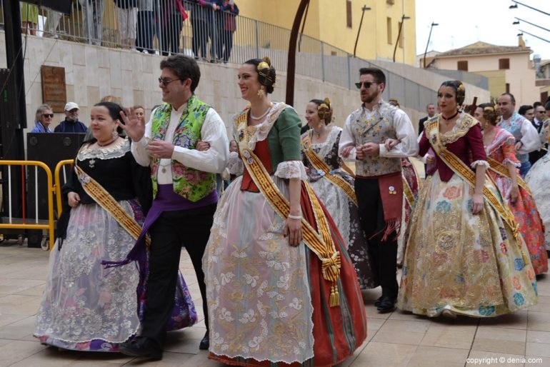 Pleitesias a las falleras mayores de Dénia - Falla Saladar