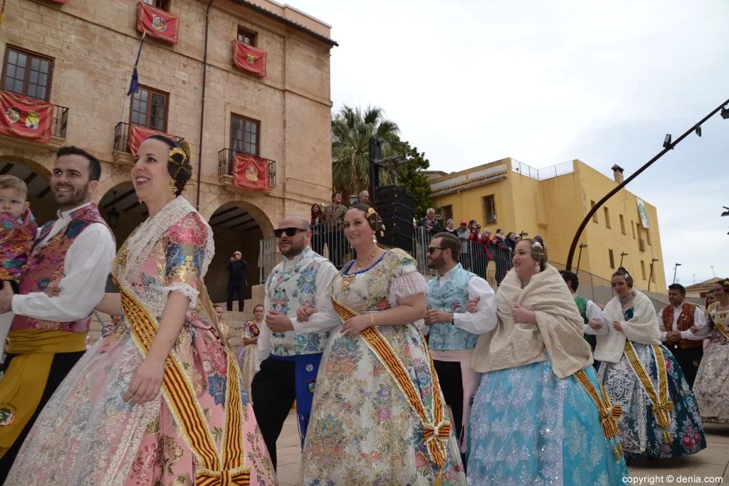 Pleitesias a las falleras mayores de Dénia – Falla Saladar