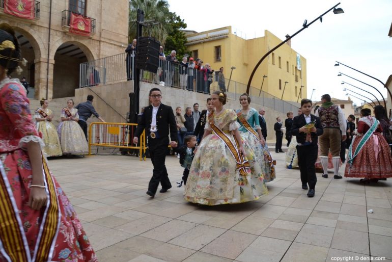 Pleitesias a las falleras mayores de Dénia - Falla Diana