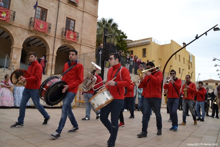 Pleitesias a las falleras mayores de Dénia - Falla Diana