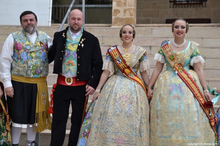 Pleitesias a las falleras mayores de Dénia - Falla Diana