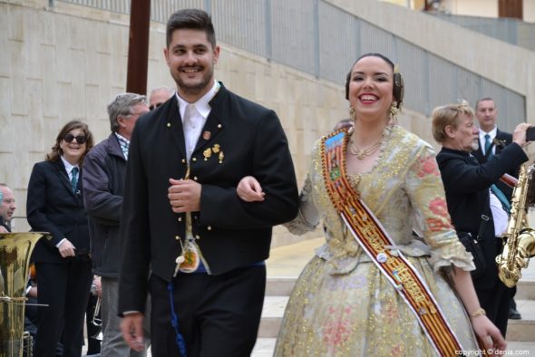 137 pleitesias a las falleras mayores de denia falla diana