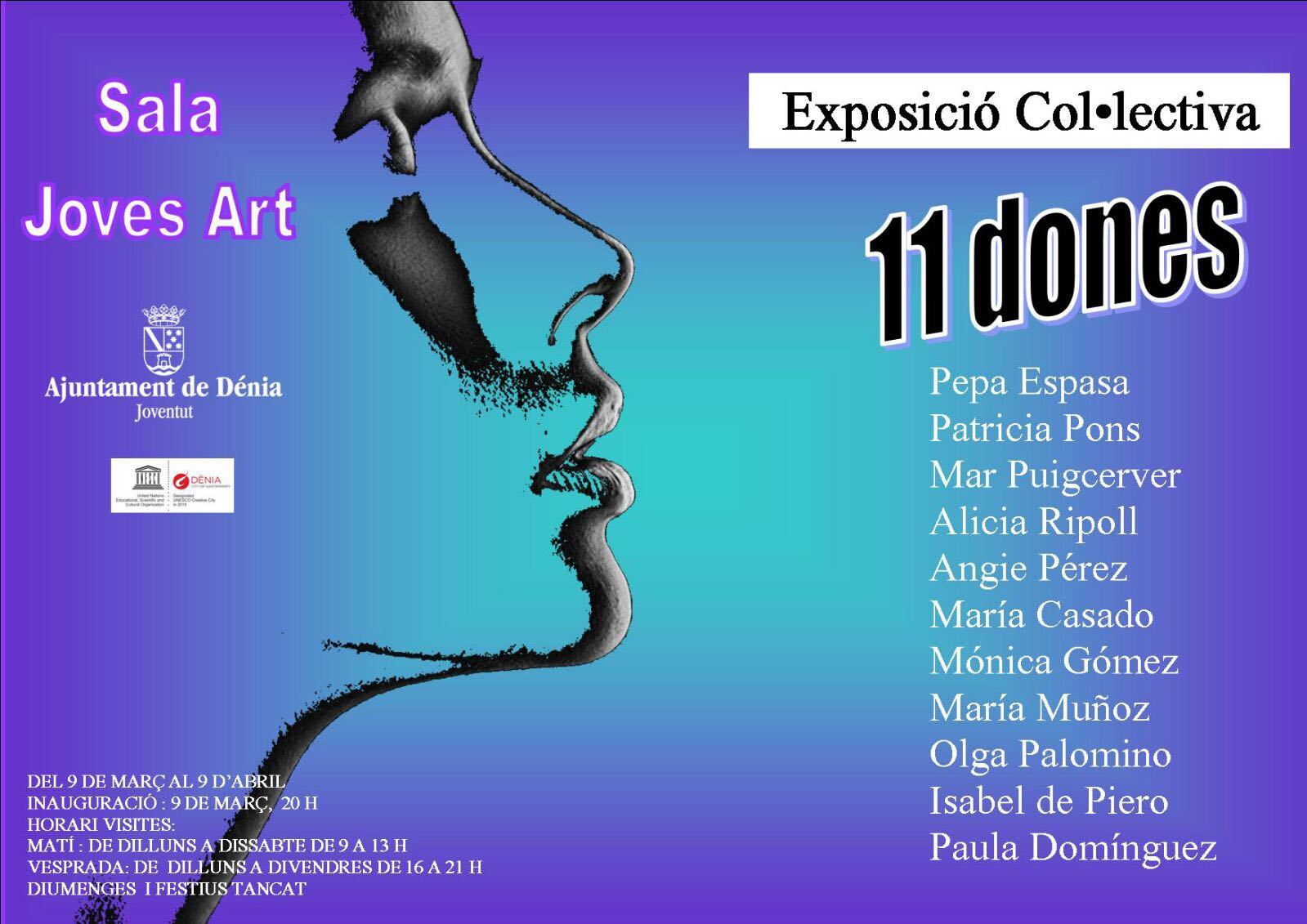 exposicion 11 dones en denia