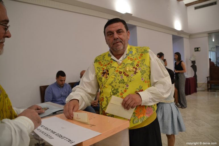 Elección Falleras Mayores de Dénia 2019 - Votación del presidente