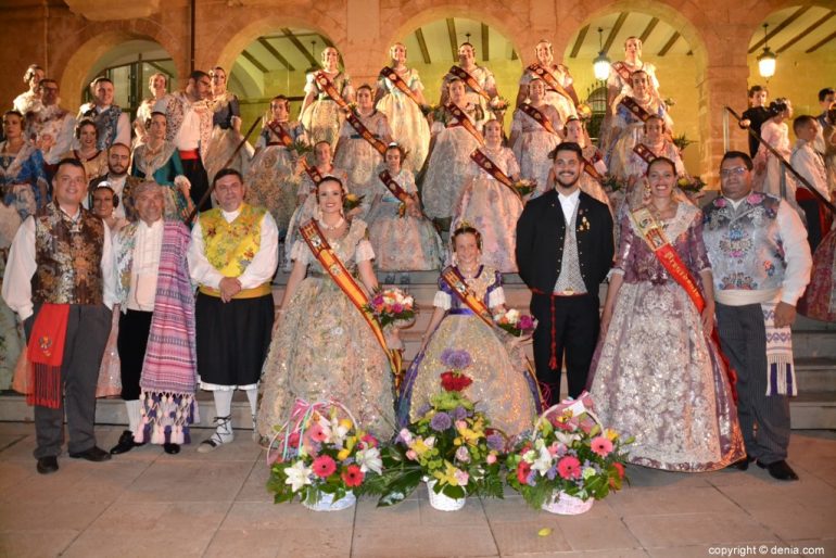 Elección Falleras Mayores de Dénia 2019 - Detalles de los cargos 2019