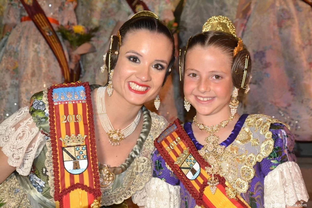 Elección Falleras Mayores de Dénia 2019 – Amparo y Neus