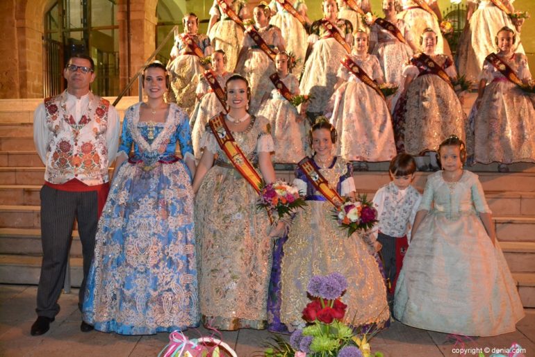 Elección Falleras Mayores de Dénia 2019 - Cargos falla Oeste 2019